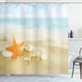 thumbnail image 1 of Ambesonne Starfish Shower Curtain, Tropic Seacoast, 69"Wx84"L, Multicolor, 1 of 3