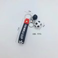 thumbnail image 3 of 2pcs PVC Soft Rubber Football Keychain Pendant Perfect Gift for Friends Who Love World Cup Football, 3 of 4