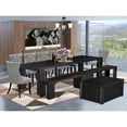 thumbnail image 3 of Luxe by East West Furniture 10-piece Dining Room Table Set a Rectangular Kitchen Table with a coffee Table, 3 of 3