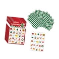 thumbnail image 1 of GUOOL Christmas Bingo Card Set Xmas Party Favors Christmas Party Paper Bingo Cards for, 1 of 9