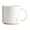 gold-b, variant on Alphabet ceramic mug, 15 oz gold alphabet coffee mug, elegant alphabet tea mug, elegant personalized mug with gift box, luxury mug for office and home.