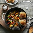 thumbnail image 5 of Staub Cast Iron Perfect Pan , Dutch Oven, 4.5-quart,  serves 4-5, Made in France, White Truffle, 5 of 6