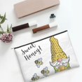 thumbnail image 6 of Cauagu Gnome Sweet Honey for Tyvek Makeup Bag,Reusable Travel Cosmetic Bag Women Organizer Toiletry Bag Birthday,Gifts for Women Girlfriend Mom Teacher 6.5’’*8.9’’, 6 of 7