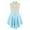 Light Blue, variant on Alvivi Girl Sleeveless Shiny Figure Ice Skating Dress Ballet Dance Costume 6-16