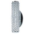 thumbnail image 1 of Maxim 32500BCPC Meteor LED Bath Vanity Wall Sconce, Polished Chrome Finish, Beveled Crystal Glass, PCB LED Bulb , 60W Max., Dry Safety Rating, Standard Dimmable, Shade Material, Rated Lumens, 1 of 1