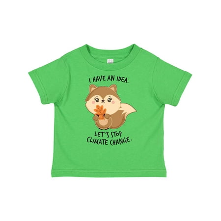 

Inktastic I Have an Idea Let s Stop Climate Change with Cute Squirrel Gift Toddler Boy or Toddler Girl T-Shirt