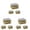 Gold 3PCS, variant on Hottest Microfiber Scrubber Sponge Non Scratch Kitchen Scrubbies Dishwashing And Bathroom Sponges Packs Of 12, Gold 2PCS