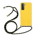 thumbnail image 1 of For Samsung Galaxy A14 5G Wheat Straw Material + TPU Phone Case with Lanyard, 1 of 4
