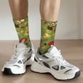 thumbnail image 6 of Cauagu Squirrel And Fox In The Forest Print Crew Socks for Women and Men,Adult Athletic Running Socks 1-Pair Sports Socks Work Gear Socks with Moisture Wicking, 6 of 6