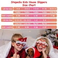 thumbnail image 4 of Stepedia Toddler Boys Girls House Slippers Indoor Home Shoes Warm Slipper for Kids Baby Soft Winter Warm Walking Shoes, 4 of 6