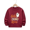 thumbnail image 3 of Kiijoy Halloween Boys Sweatshirt Cute Crewneck Pullover Top, Red, Sizes 7-8Y, 3 of 3
