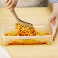 thumbnail image 3 of 1.3L Microwave Pasta Cooker with Strainer Lid Food Grade High Temperature Resistant Quickly And Easily Noodle Cooking Box Measuring Rings Microwave Safe Spaghetti Cooker, 3 of 7