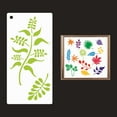 thumbnail image 6 of Yokua 16X Hollow Tropical Plant Stencils Leaves Templates Flexible for DIY Painting, 6 of 7