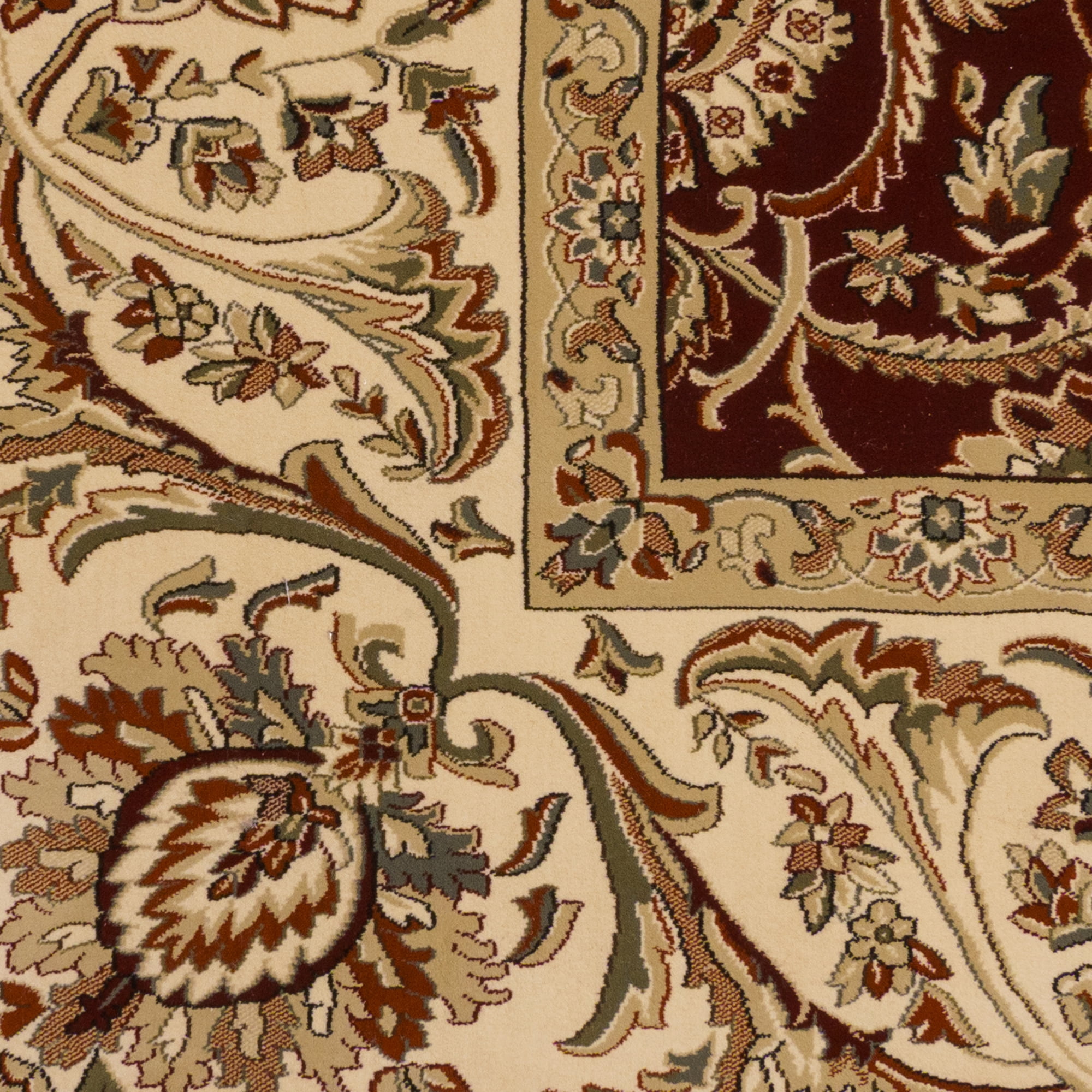 Gertmenian Majestic Croft Traditional Floral Red Indoor Area Rug, 8x10