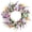 Design2, variant on Summer Wreath Spring Wreath for Front Door 17" Artificial Flower Wreath Durable Outdoor All Seasons Welcome Sign for Home Decoration Design1