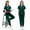 Dark Green, variant on LYMAYTER Anti-Wrinkle Medical Uniform Nurse Uniform for Women's Stretch Medical Uniform Short Sleeve Nurse Uniform S-2XL