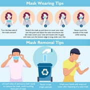 Face Mask Disposable Adults 3Ply Non-Woven with Nose Clip Ear Loop Blue 100 Pcs