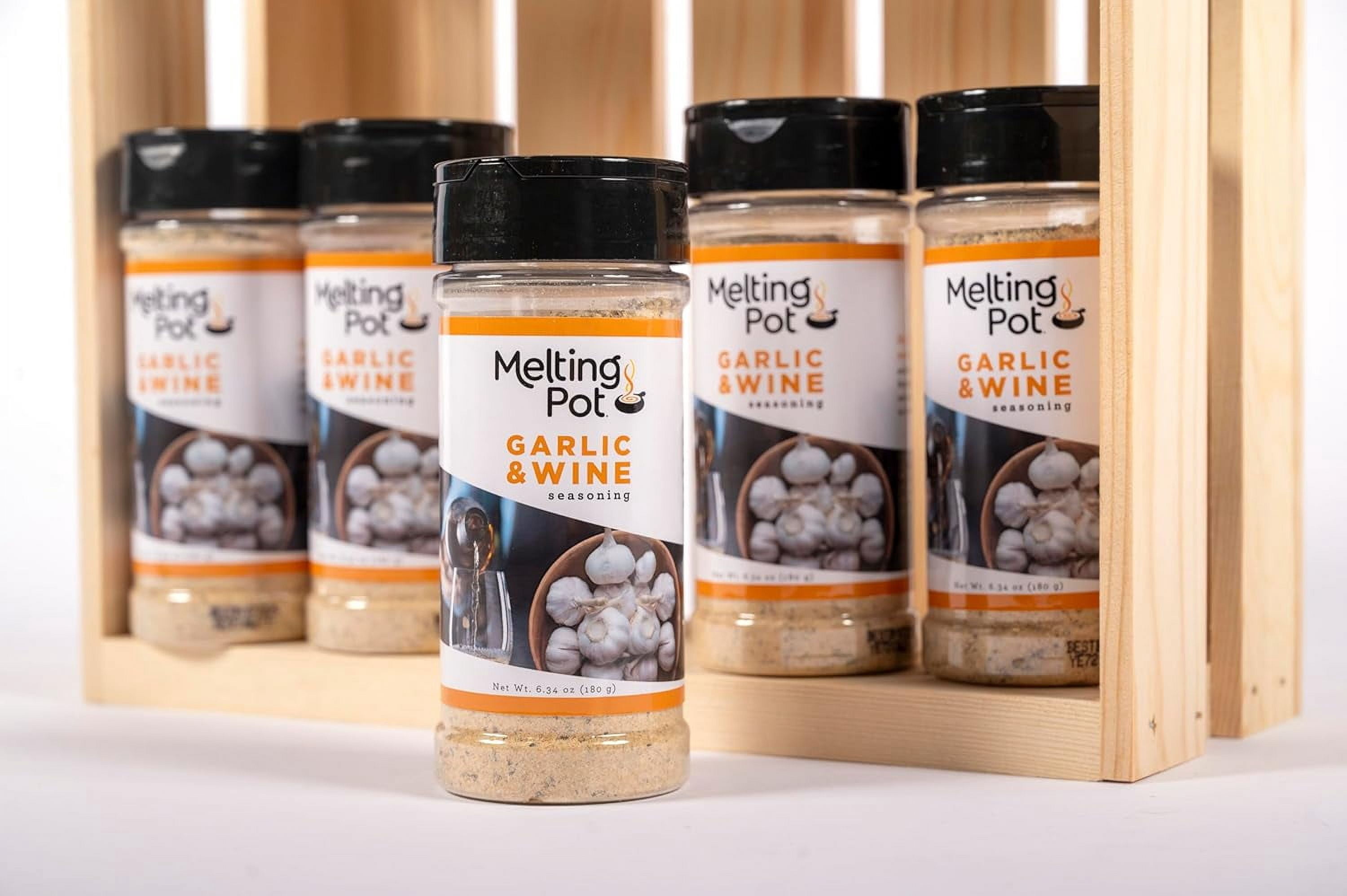 The Melting Pot Garlic & Wine Seasoning, 6.34 oz