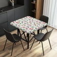 thumbnail image 2 of 36 x 36 inch Square Fitted Tablecloth with Elastic Edges Sunflower Cow Print Stretchy Fabric Folding Card Table Cover for Indoor Outdoor Patio Party Decor, 2 of 6