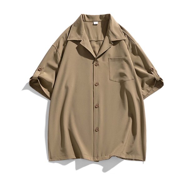 pstuiky camisetas de hombre, Sudadera con capucha de manga corta para hombre, estilo casual, holgada, con botones y manga corta ropa de hombre xl