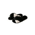 thumbnail image 2 of TMA EYES Plush Cross-Strap Color Block Slippers - Anti-Slip Indoor and Outdoor Warm Slippers, 2 of 5