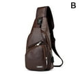 thumbnail image 5 of Leather Sling Bag For Women Mens Adults Crossbody Backpac, Chest Sling Bag, 5 of 8
