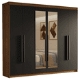 thumbnail image 1 of Ropero Closet Madesa Venus 6 Puertas 180cm Marrón/Negro1, 1 of 5