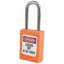 Master Lock Lockout Padlock,KA,Orange,1-13/16"H,PK12 S31KAS12ORJ