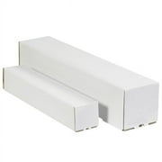 Office Depot® Brand Square Mailing Tubes, 2"H x 2"W x 37"D, White, Pack Of 50