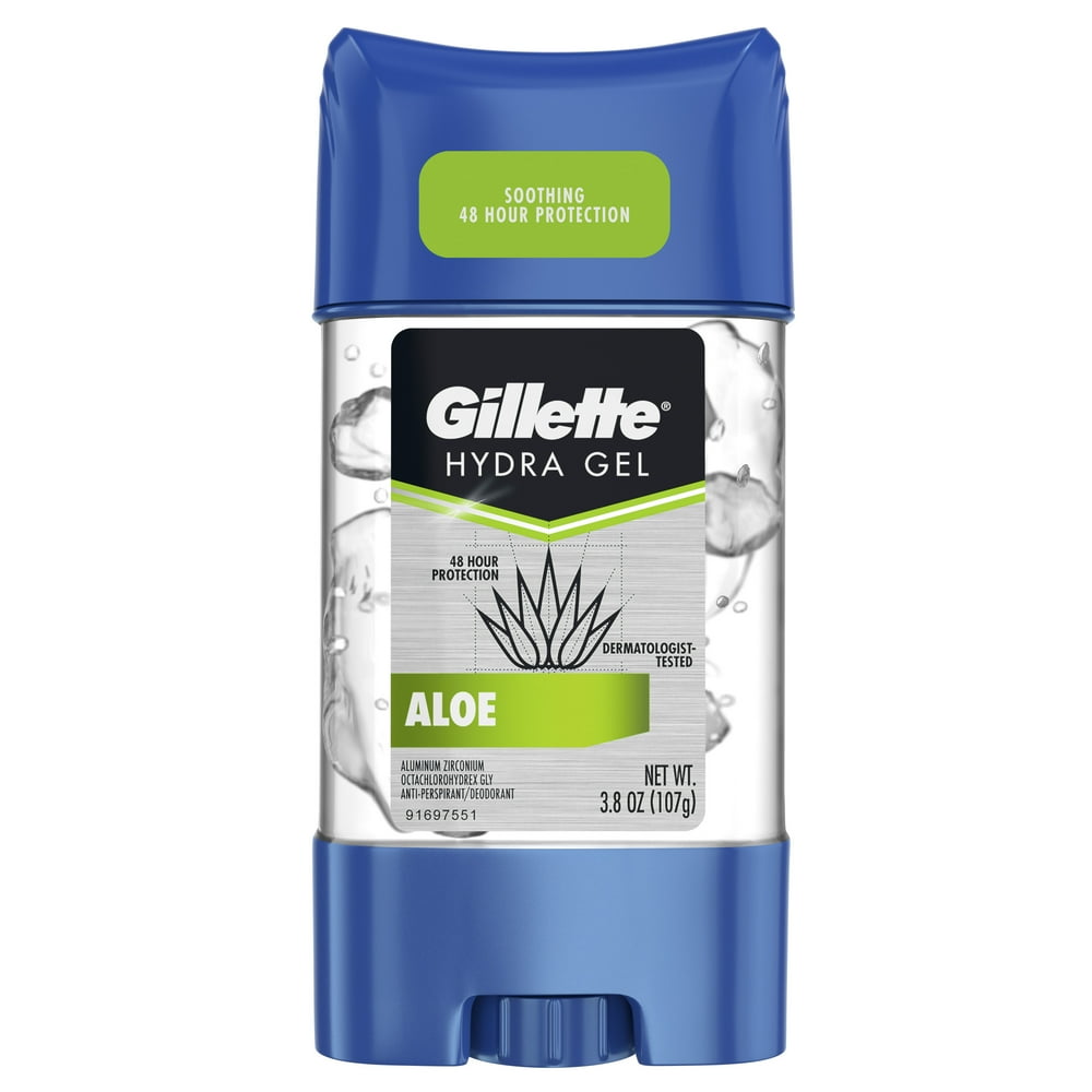 Gillette Hydra Gel Aloe Antiperspirant and Deodorant for Men 3.8 oz