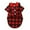 Red, variant on Plaid Dog Shirt - Cute Boy Dog Clothes and Bow Tie Combo Dog Outfit for Small Medium Large Dogs Cats Birthday Party and Holiday Photos