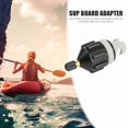 thumbnail image 4 of Sywqhk Adaptador de válvula de aire para bote de remos, adaptador de bomba de Kayak para tabla de SUP (negro) Sywqhk Alta Calidad, 4 of 7