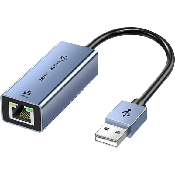 USB to Ethernet Adapter,1000Mbps Plug and Play Ethernet Adapter with USB 3.0, Driver Free, RJ45 LAN Network Dongle Compatible with Nintendo Switch, Laptop, PC, MacBook, Windows, macOS