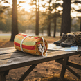 thumbnail image 6 of Gilbin Cotton Double 2-Person Brazilian Hammock with Carrying Pouch, Orange, Green and Red, 6 of 9