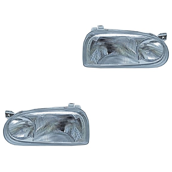 Par de Faros Golf 1993 A 1999 Volkswagen TYC