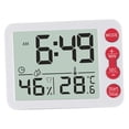 thumbnail image 4 of Pantalla digital Humedad Medidor Termómetro Medida de temperatura Reloj Pantalla rojo Zulema Termómetro electrónico digital, 4 of 8