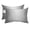 Slate Gray, variant on Chaise Lounge Headrest Pillow 1 Pack, Khaki Brown Waterproof Chair Pillows with Insert & Adjustable Elastic Strap for Beach Recliner, Vintage Ombre Solid Color Minimalist Farmhouse Outdoor Pillow