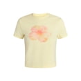 thumbnail image 5 of No Boundaries Sleepwear Graphic Baby Tee, Women's size XS - XXL, 5 of 5