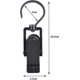 thumbnail image 2 of 10 PCS Super Strong Plastic Swivel Hanging Hooks 4.3inch, Black, 2 of 4