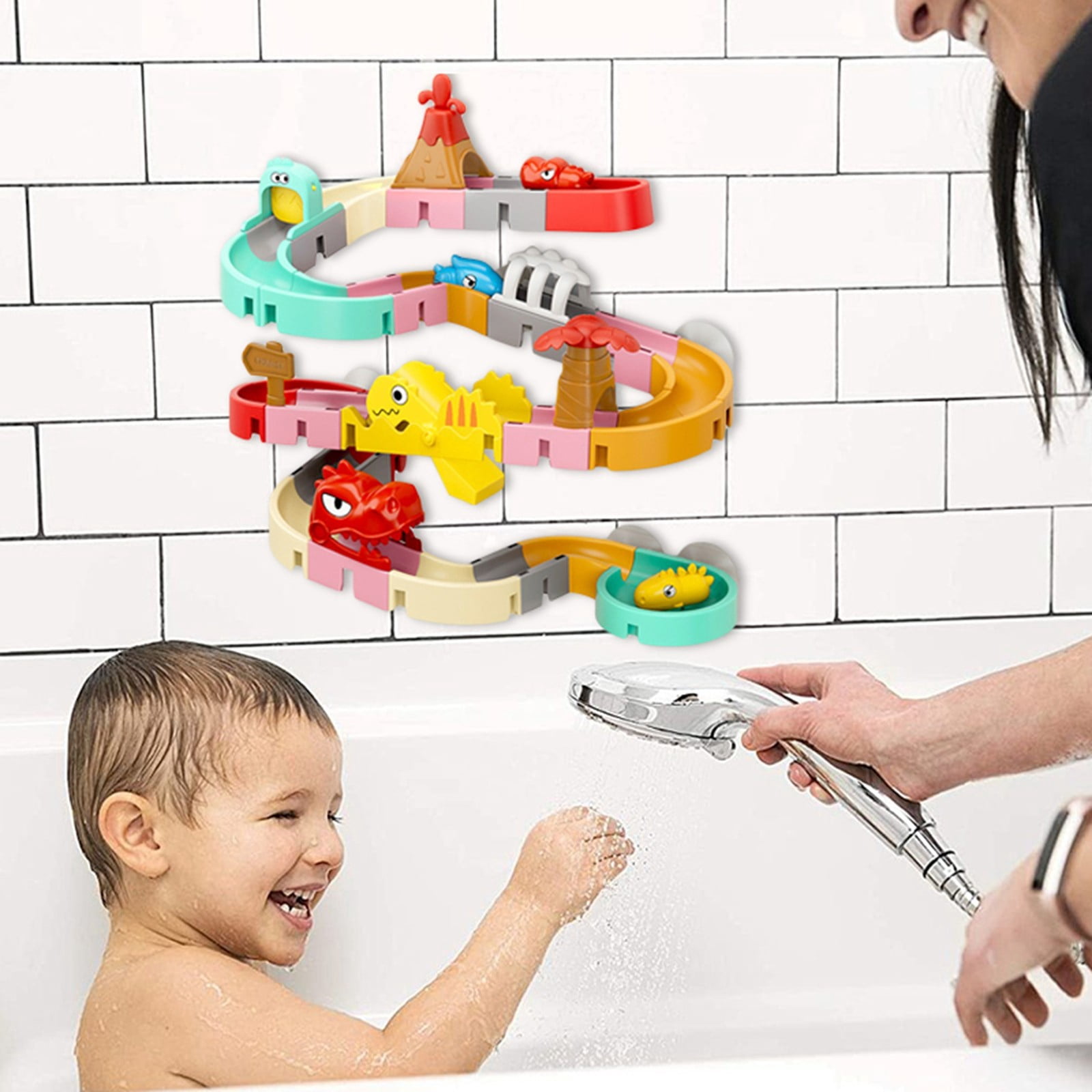 Educational Water Play Toy Interactive Slide ABS Construction Set For Kids Indoor Learning Activity Ages 7 And Up Foot Piano Mat 32" Keyboard Play Mat Building for Toddlers Toddler Sensory Cubes for