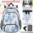 thumbnail image 2 of Herdesigns Japanese Traditional Garden Large Backpack Set with Lunch Box Lightweight Water Resistant Travel Laptop Backpacks Casual Daypacks for Women Men, 2 of 8