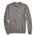 thumbnail image 1 of Suéter de punto acanalado Club Room para hombre, gris, grande, 1 of 1