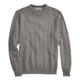 thumbnail image 1 of Suéter de punto acanalado Club Room para hombre, gris, grande, 1 of 1