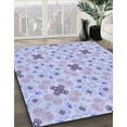 thumbnail image 2 of Ahgly Company Indoor Rectangle Patterned Heavenly Blue Area Rugs, 6' x 9', 2 of 6