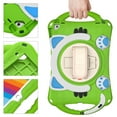 thumbnail image 4 of Dteck Shoulder Strap Case for Apple iPad 8th Generation 10.2" (2020),360° Rotating Hand Strap Kids Friendly Shockproof Cute Rubber Kickstand iPad 7th Gen 10.2" 2019 Protector Cover,Green, 4 of 6