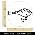 thumbnail image 2 of Fishing Lure Bait Self-Inking Rubber Stamp Ink Stamper - Black Ink - Small 3/4 Inch, 2 of 7