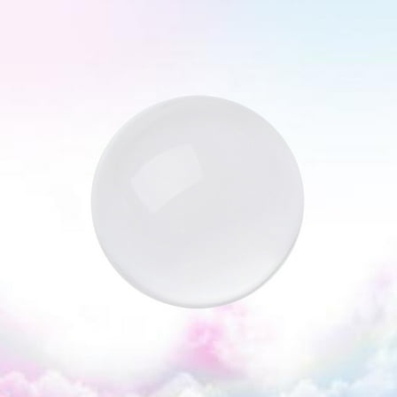 GOOHOCHY  90 MM Clear Juggling Balls Crystal Glass Display Decoration