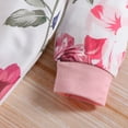 thumbnail image 6 of Baby Girl Clothes 9 Months Baby Girls Lovely Bodysuit 12 Months Baby Girl Long Sleeve Floral Prints Causal Bodysuit Pink, 6 of 8