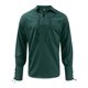 thumbnail image 2 of Camisas Y s Hombres Casual Simple Tallas grandes Color sólido Solapa Correa Camisa Top Blusa (Green, M), 2 of 4