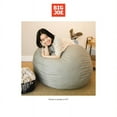 Big Joe Fuf Medium Bean Bag Chair, Lenox 3ft, Fog